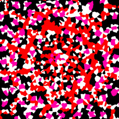 Multicolored picker art. Mosaic.