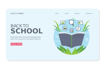 Back To School Landing Page