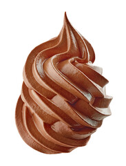 brown chocolate ice cream
