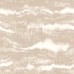 Minimal ecru jute wavy stripe texture pattern. Two tone washed out beach decor background. Modern rustic brown sand color design. Seamless striped distress pattern for shabby chic coastal living. 