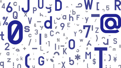 黄金比アルファベット 数字の背景