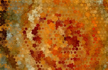 春の花宇宙　茶