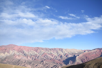 Landscape Mountain sky view North Argentina Beautiful travel 