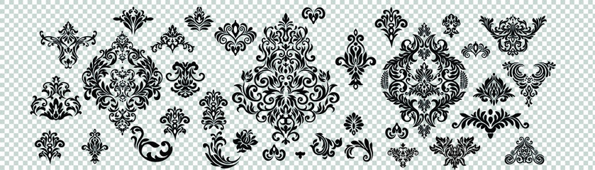 Set of ornate vector ornaments