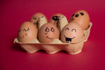 Oeufs de pâques décorés