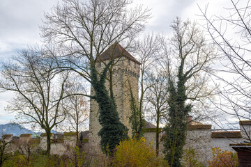 Powder Tower (Pulverturm) at Luzern Musegg Wall (Museggmauer) - Lucerne, Switzerland