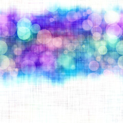 Seamless seventies tie dye stripe bokeh texture. Hippie summer wavy striped repeat background with ink dyed effect.