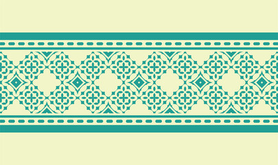 ornamental pattern border Design Template