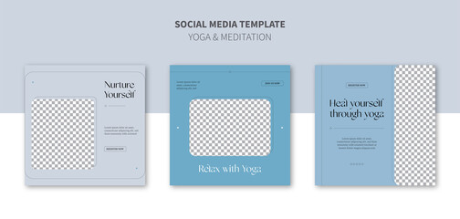 Yoga Promotion Social Media Template