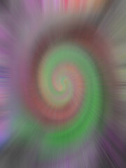 Abstract glitch art swirl background image.