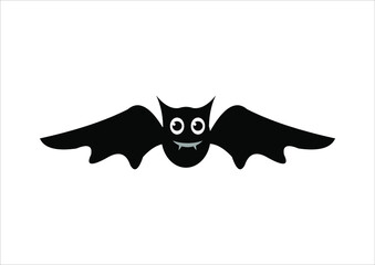 illustration of a halloween bat