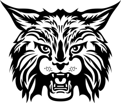 recommend clip art: Bearcat Mascot - Vector Illusrations for T-shirts and Logos