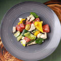 salad with vegetables food photography