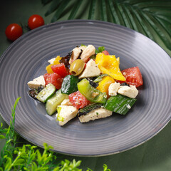 salad with vegetables food photography