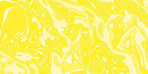 Obraz na płótnie Canvas Abstract white yellow colors liquid graphic texture background.