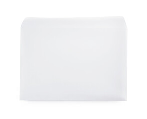 Simple blank paper envelope isolated on white
