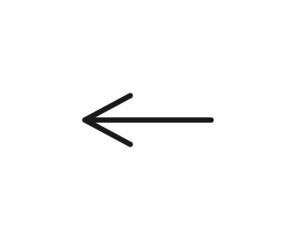 Black line icon on white background