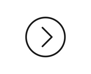 Black line icon on white background