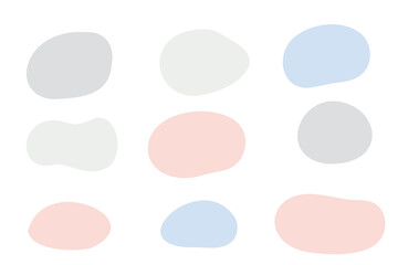 Cute and simple speech bubble set