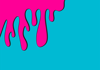 Simple background with melting liquid pattern and some copy space area