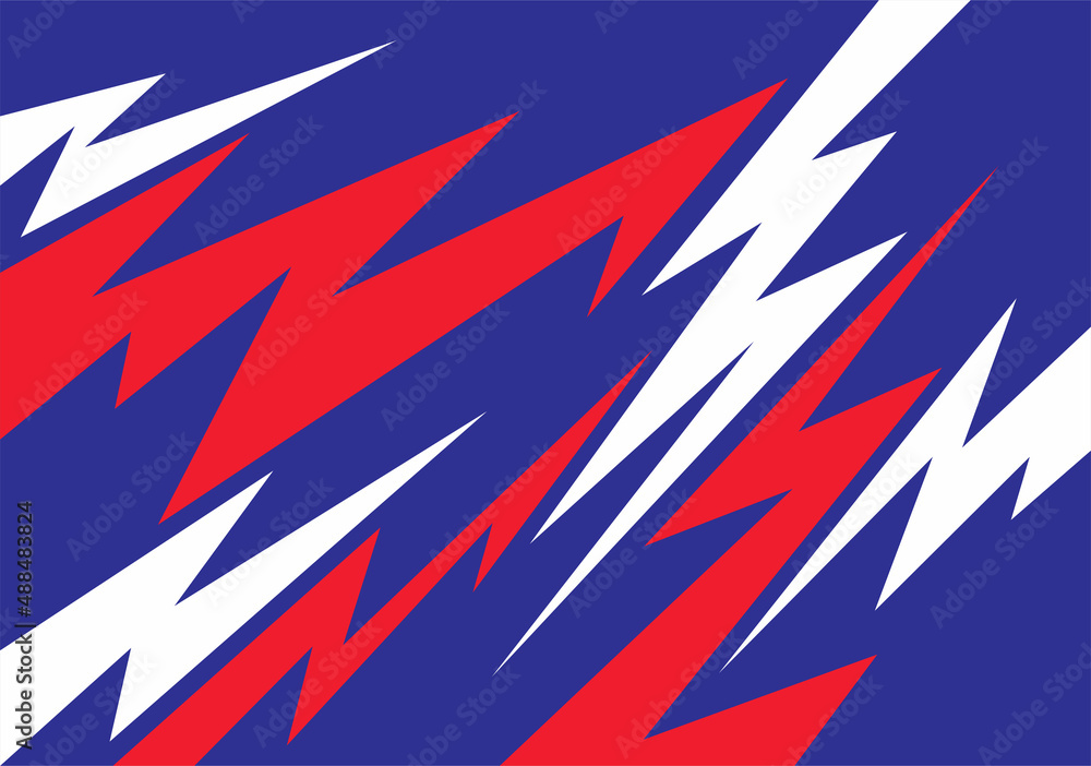 Poster abstract background with spikes and jagged zigzag line pattern