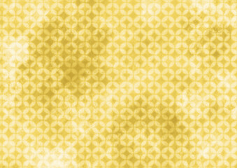 和風金色背景素材　七宝柄