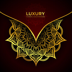 Luxury Golden mandala background Design