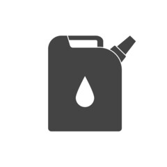 Vector icon of machine oil on white isolated background. Layers grouped for easy editing illustration. For your design.