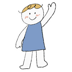 こども_挨拶する