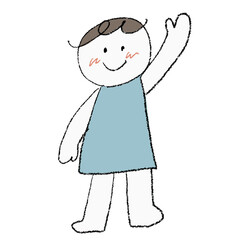 こども_挨拶する