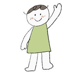 こども_挨拶する