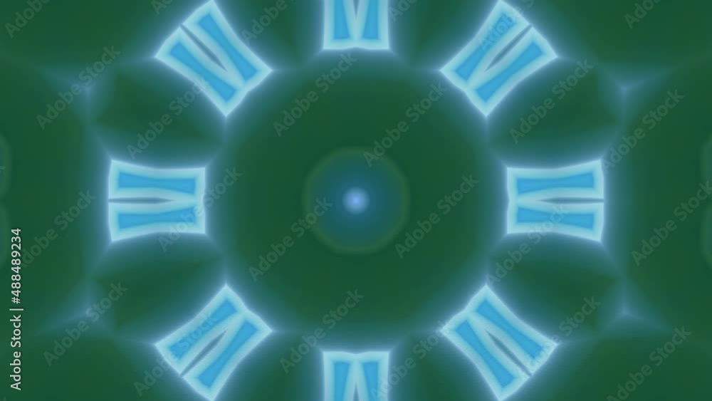 Poster soft kaleidoscope abstract animation motion background