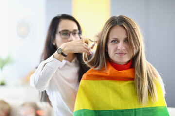 Adult wearing trendy watch