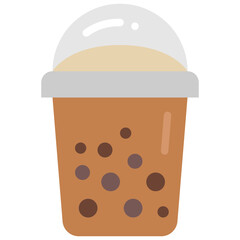 bubble tea flat icon