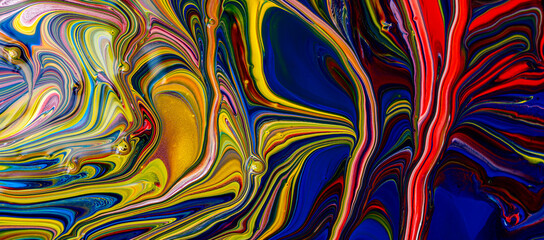 Acrylic color painting abstract background