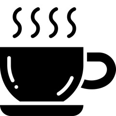 coffee cup solid icon