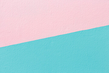 Fototapeta premium Pink and blue plaster wall texture background