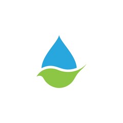 Water drop Logo Template vector icon and design