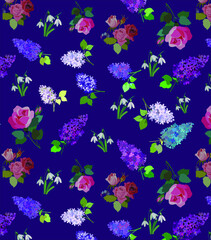 Spring floral pattern