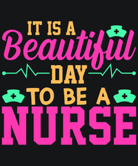 Nurse T-shirt Design Vector