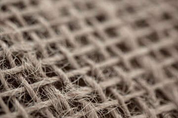 Straw weave fabric texture. background texture photo. close up.