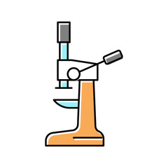 press tool for preparing coffee color icon vector illustration