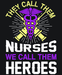 Nurse T-shirt Design Vector