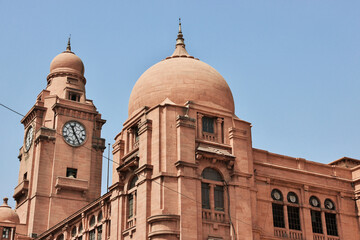 Vintage city hall building in Karachi, Pakistan