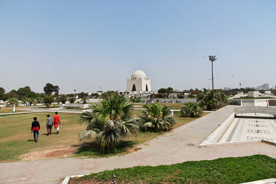 Mazar E Quaid, Jinnah Mausoleum, The Tomb In Karachi, Pakistan