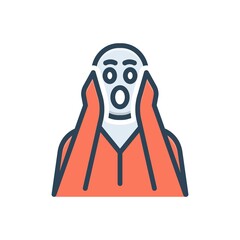 Color illustration icon for wow