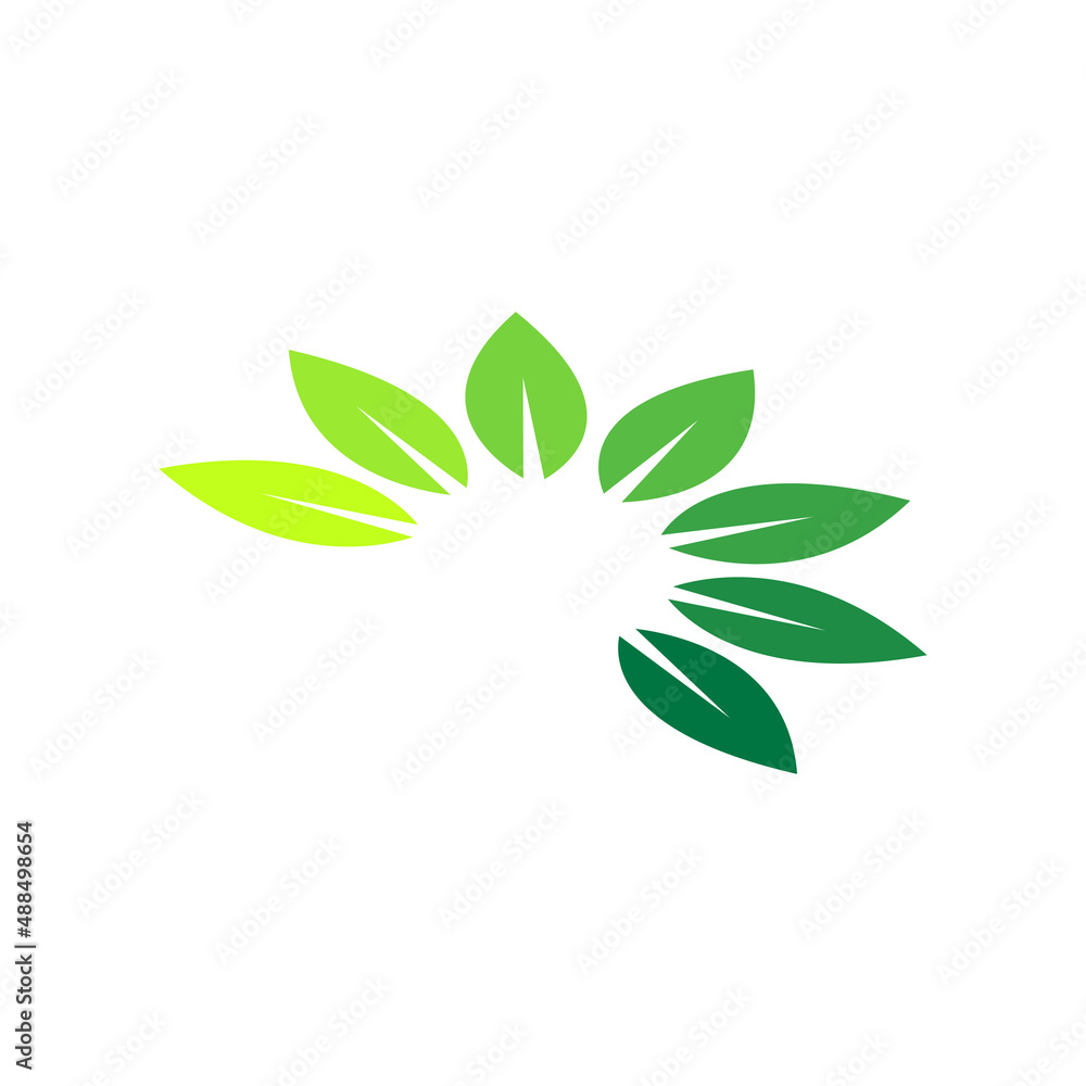Canvas Prints leaf logo icon design template vector