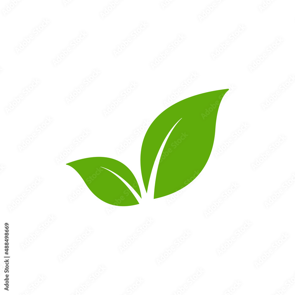 Canvas Prints leaf logo icon design template vector