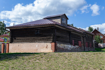 the old building of the city barn