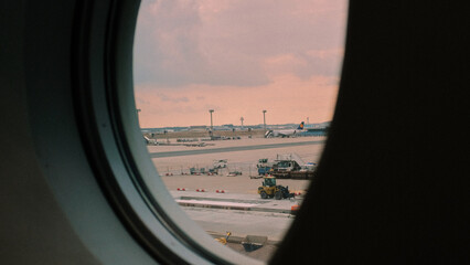 Fototapeta premium view from the plane